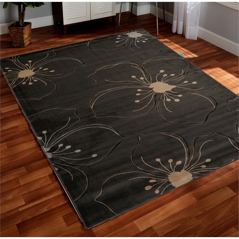 Linon Miso Hanna Machine Made Polypropylene 5'x7'6