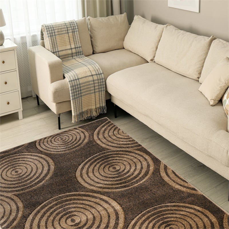 Linon Miso Felix Machine Made Polypropylene 5'x7'6