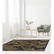Linon Trio Lahour Hand Tufted Polyester 5'x7' Area Rug in Purple