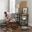 Linon Trio Space Dyed Hand Tufted Polyester 5'x7' Rug in Brown