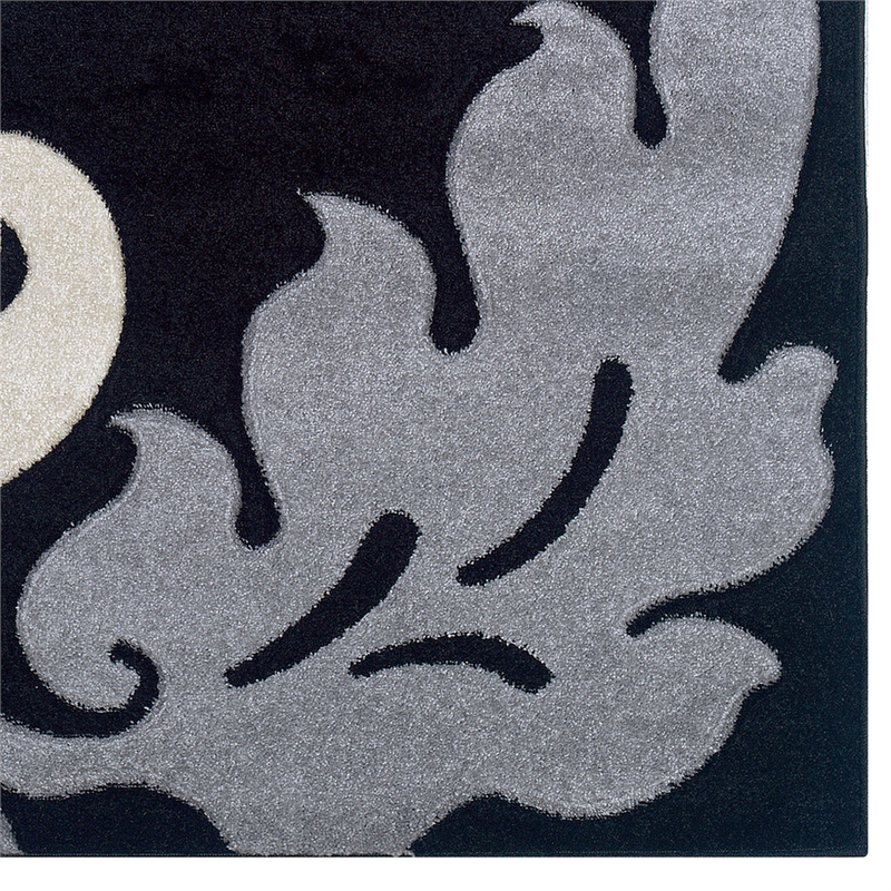 Linon Corfu Damask Machine Made Frieze Yarn 8'x10'3