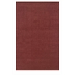 Linon Classic Greek Key Hand Woven Wool 8'x11' Rug in Cinnabar Red