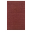 Linon Classic Greek Key Hand Woven Wool 8'x11' Rug in Cinnabar Red