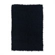 Linon New Flokati Hand Woven Wool 5'x8' Rug in Black