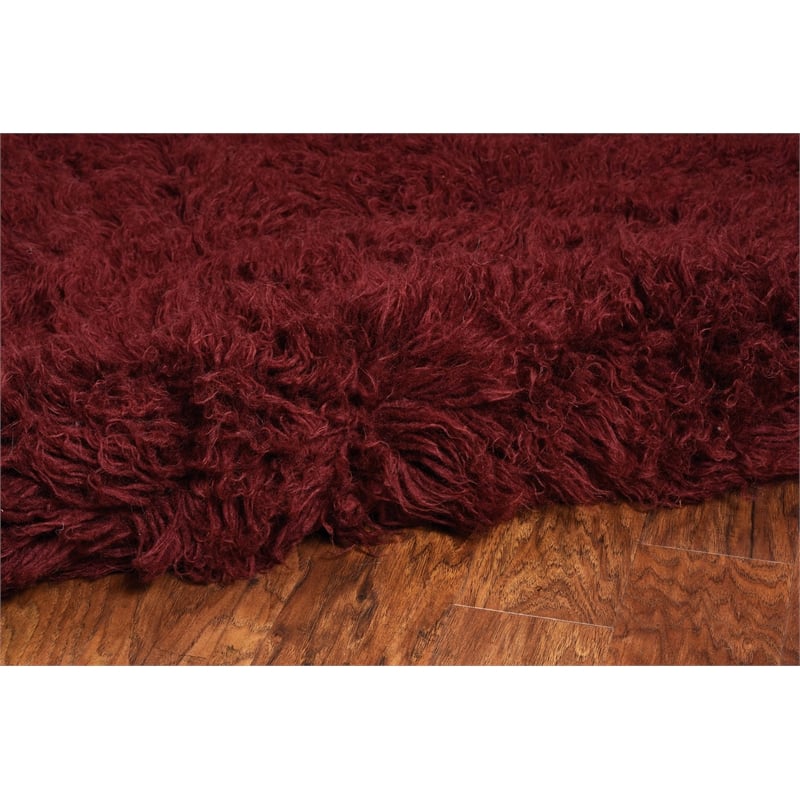 Linon New Flokati Hand Woven Wool 3'6