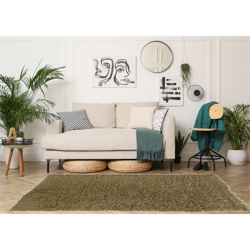 Linon New Flokati Hand Woven Wool 60