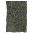 Linon New Flokati Hand Woven Wool 8'x10' Rug in Olive Green