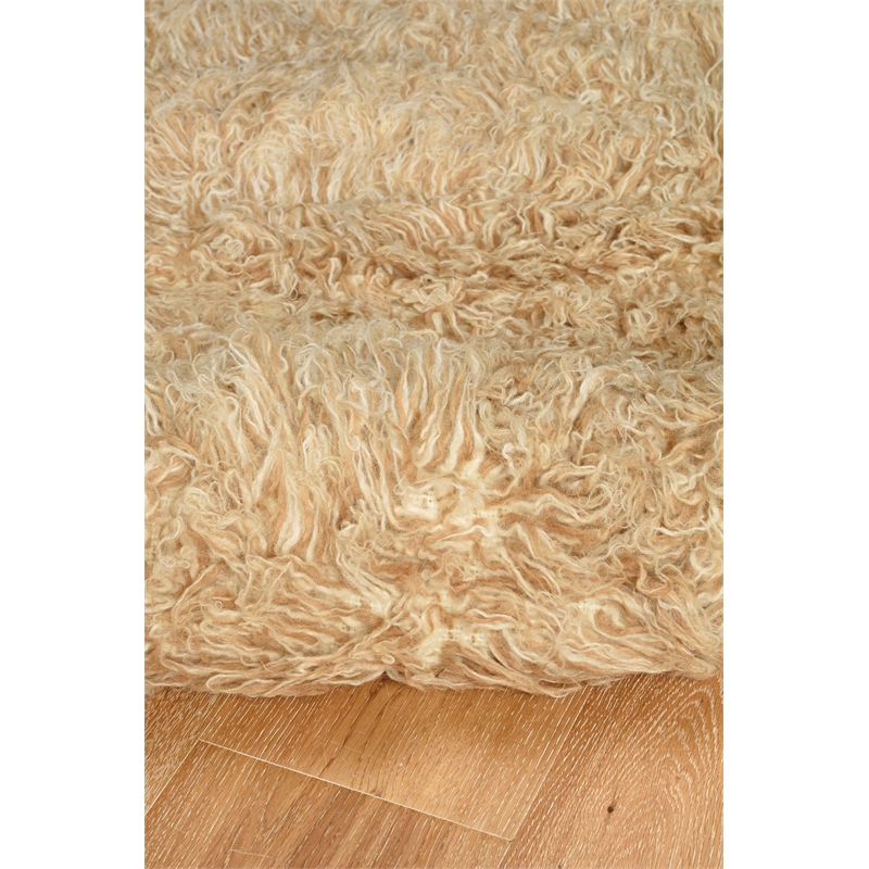 Linon New Flokati Hand Woven Wool 2'4