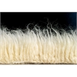 Linon New Flokati Hand Woven Wool 8'x10' Rug in Natural