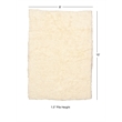 Linon New Flokati Hand Woven Wool 8'x10' Rug in Natural