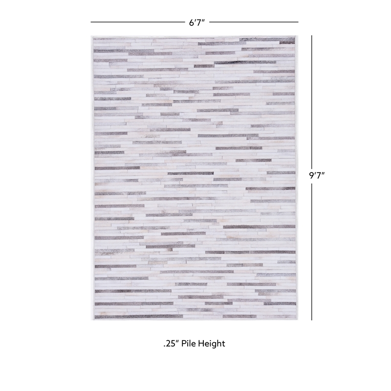 Linon Laredo Tanner Woven Polyester 6'7