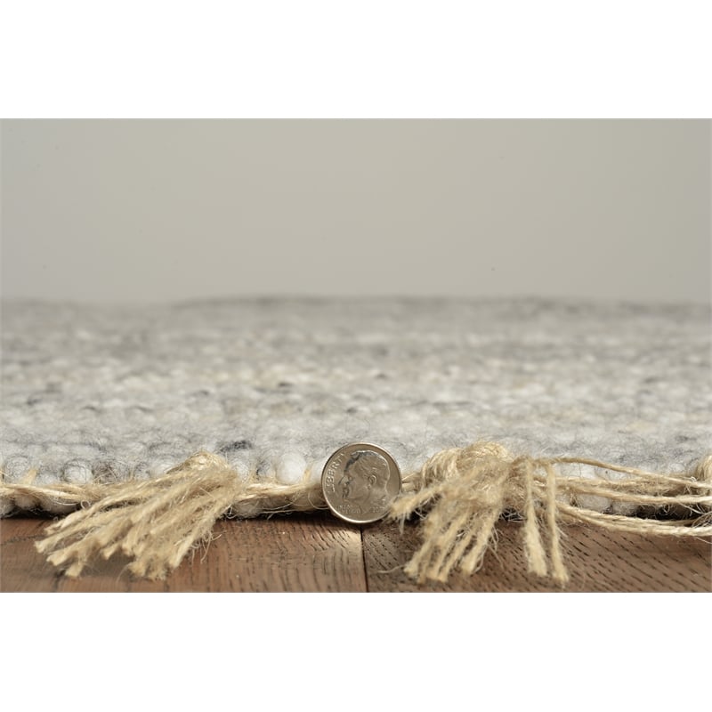 Linon Knotty Loop Hand Woven Wool 1'10