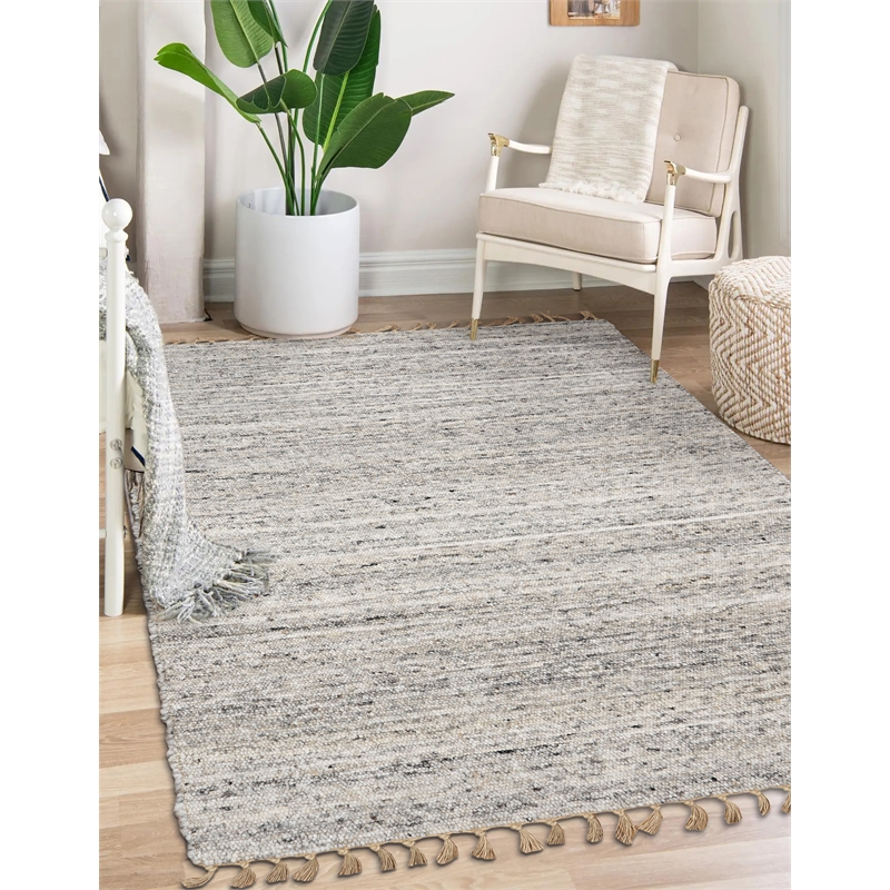 Linon Knotty Loop Hand Woven Wool 5'3