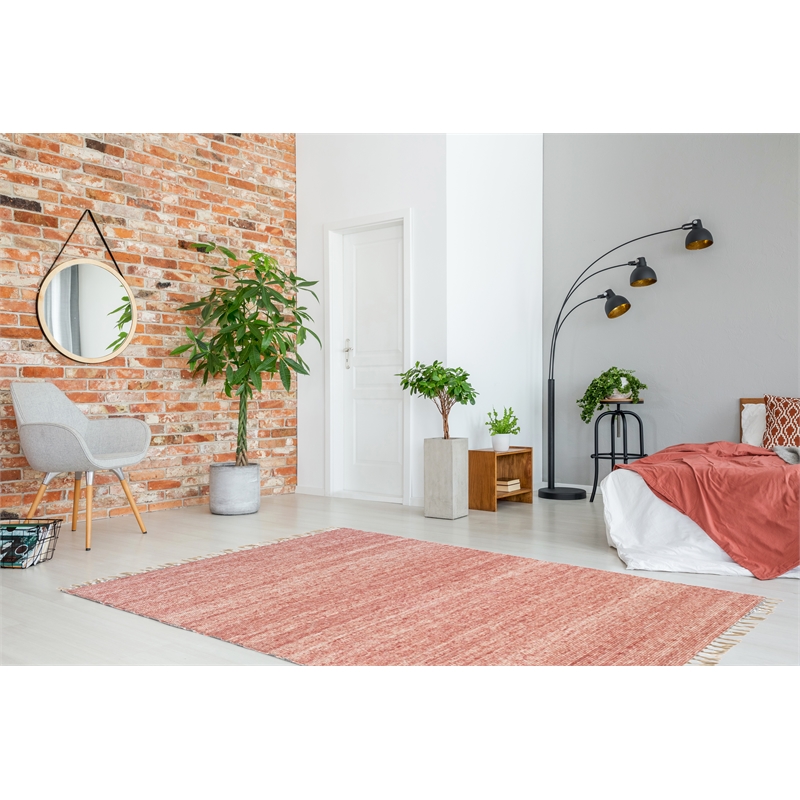 Linon Knotty Loop Hand Woven Wool 7'10