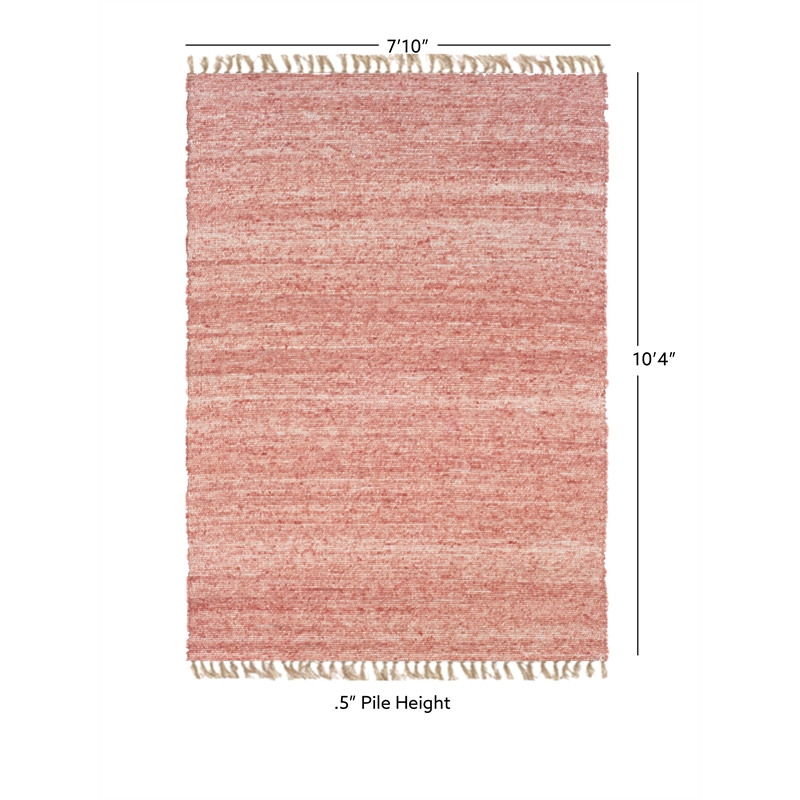 Linon Knotty Loop Hand Woven Wool 7'10