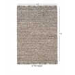 Linon Knotty Loop Hand Woven Wool 5'3