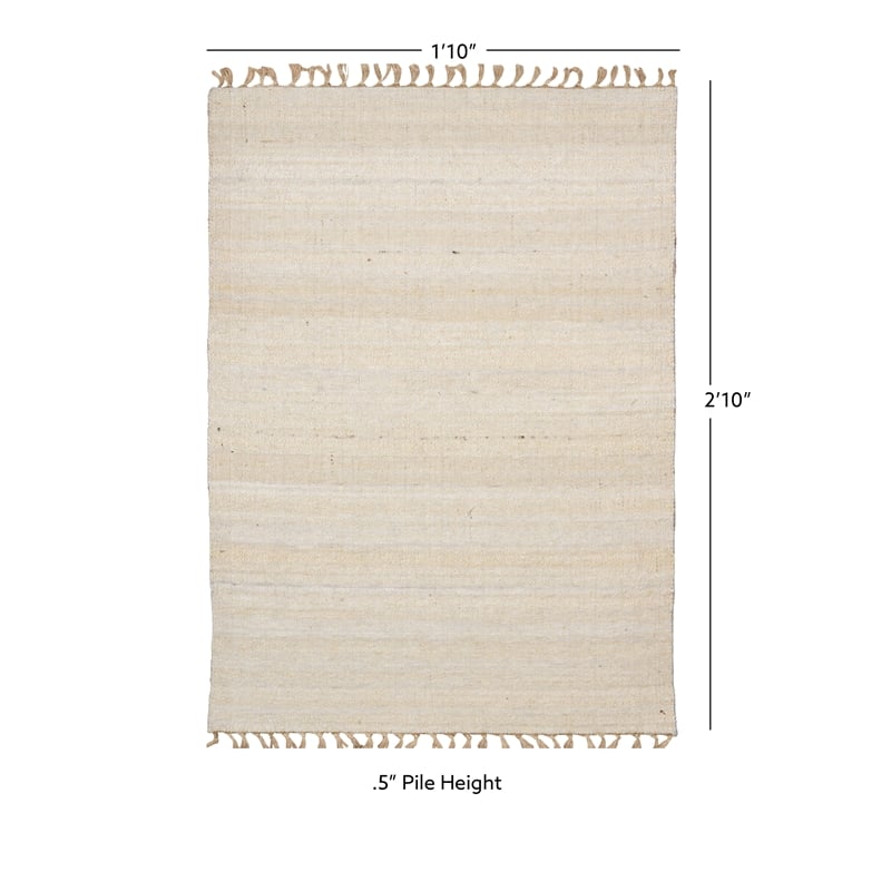 Linon Knotty Loop Hand Woven Wool 1'10