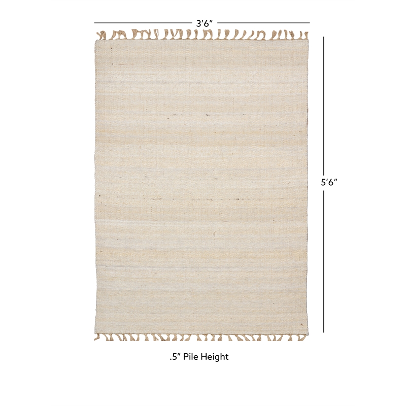 Linon Knotty Loop Hand Woven Wool 3'5