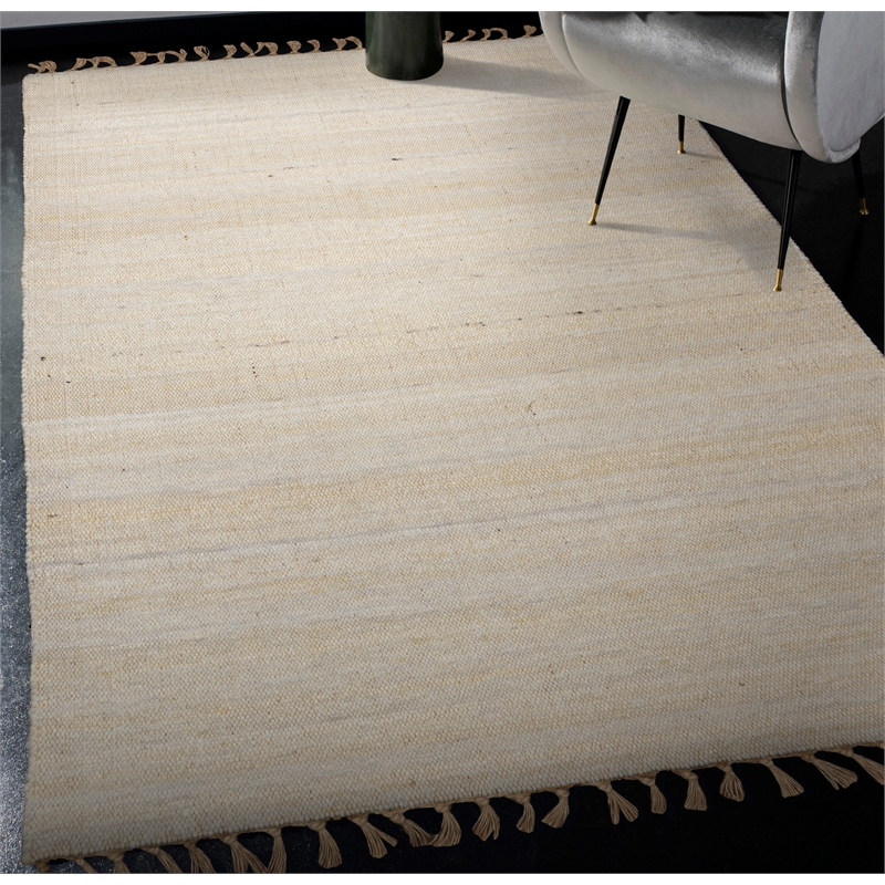 Linon Knotty Loop Hand Woven Wool 5'3