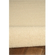 Linon Rushton Hand Tufted Wool 2'x8' Rug in Natural