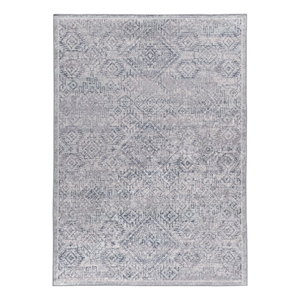Linon Eclipse Dharma Woven Polyester 2'2&quotx3'2&quot Rug in Gray