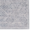 Linon Eclipse Dharma Woven Polyester 5'x7' Rug in Gray