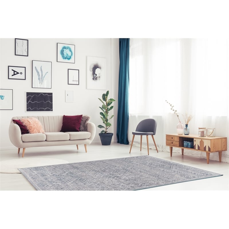 Linon Eclipse Dharma Woven Polyester 6'7