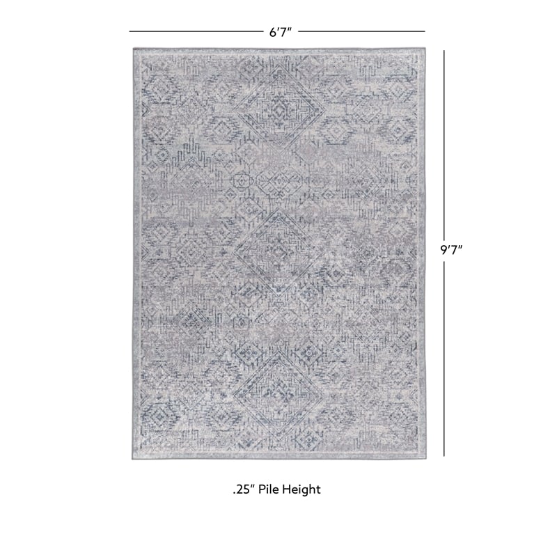 Linon Eclipse Dharma Woven Polyester 6'7