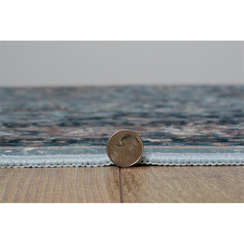 Linon Eclipse Macon Woven Polyester 6'7