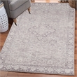 Linon Eclipse Boston Woven Polyester 5'x 7' Area Rug in Ivory