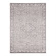 Linon Eclipse Boston Woven Polyester 5'x 7' Area Rug in Ivory