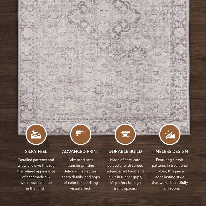 Linon Eclipse Boston Woven Polyester 6'7