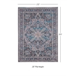 Linon Eclipse Rania Woven Polyester 2'2