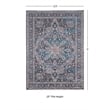 Linon Eclipse Rania Woven Polyester 3'3