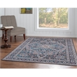 Linon Eclipse Rania Woven Polyester 5'x 7' Rug in Gray
