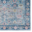 Linon Eclipse Agile Woven Polyester 5'x 7' Rug in Blue