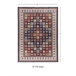 Linon Eclipse Aerin Woven Polyester 5'x 7' Rug in Black