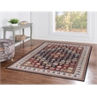 Linon Eclipse Aerin Woven Polyester 5'x 7' Rug in Black