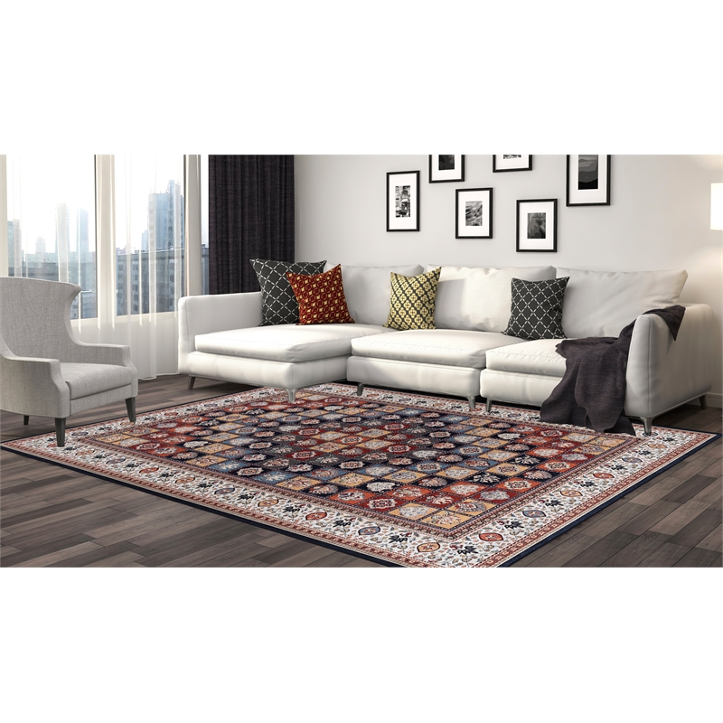 Linon Eclipse Aerin Woven Polyester 6'7