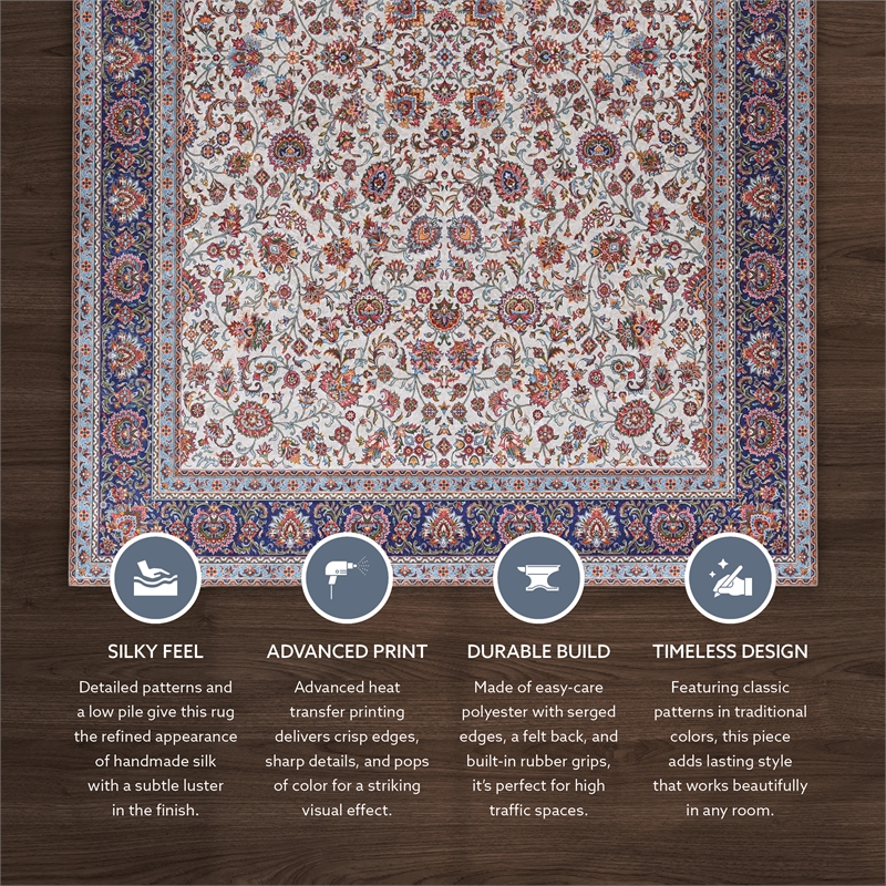 Linon Eclipse Ritchie Woven Polyester 2'2