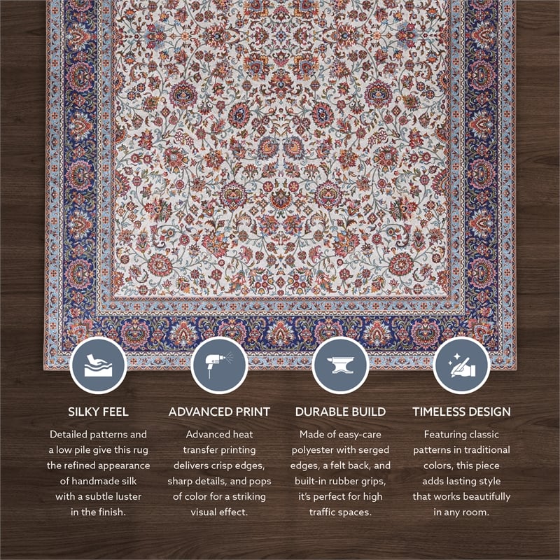 Linon Eclipse Ritchie Woven Polyester 3'3