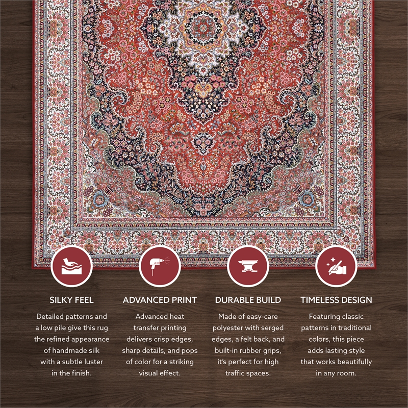 Linon Eclipse Sanlin Woven Polyester 3'3