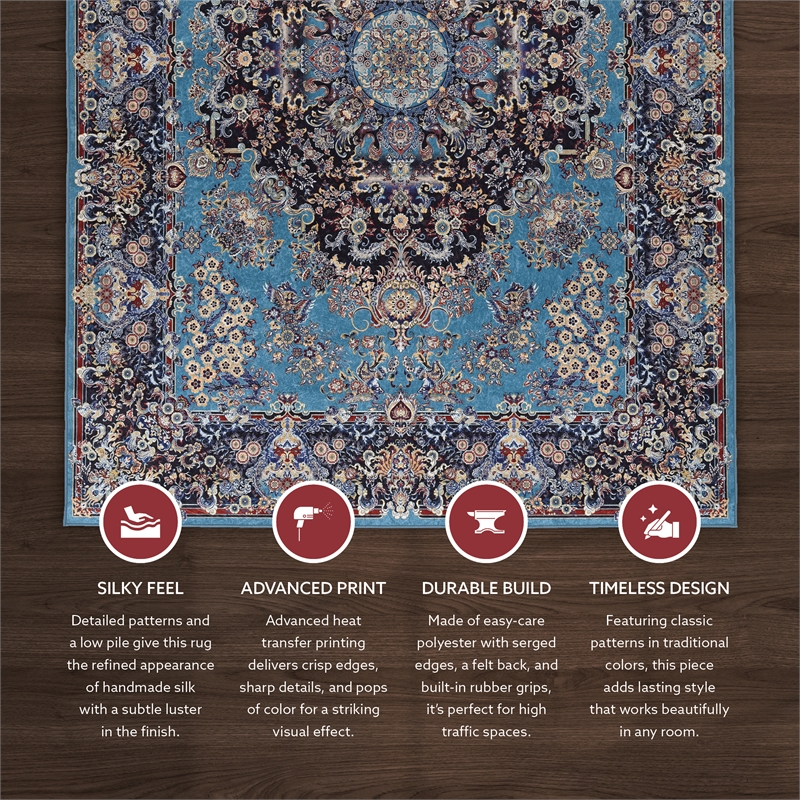 Linon Eclipse Martin Woven Polyester 2'2