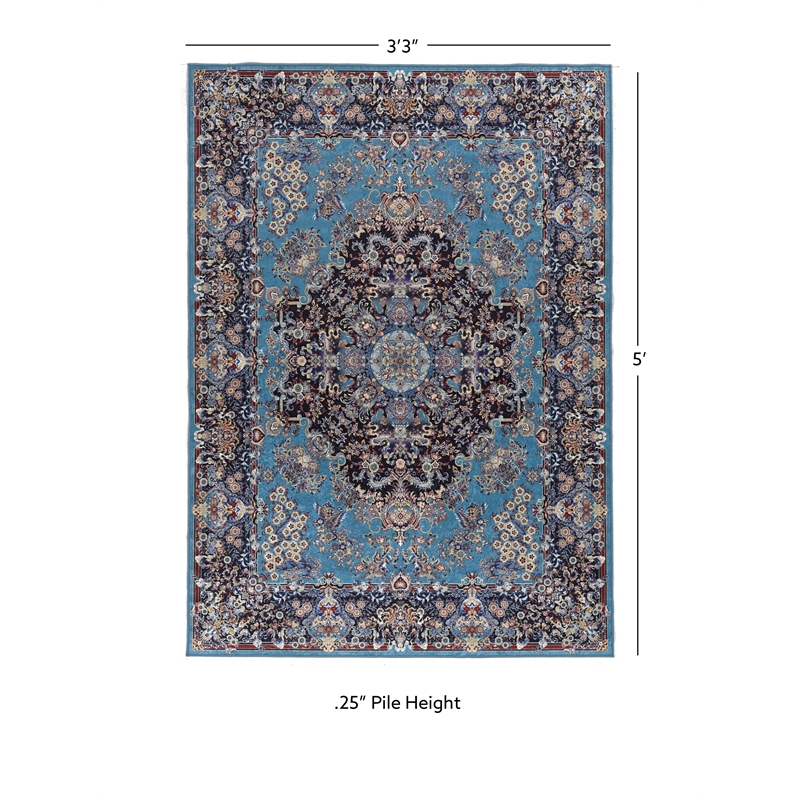 Linon Eclipse Martin Woven Polyester 3'3
