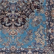 Linon Eclipse Martin Woven Polyester 5'x 7' Rug in Blue