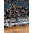 Linon Eclipse Martin Woven Polyester 5'x 7' Rug in Blue
