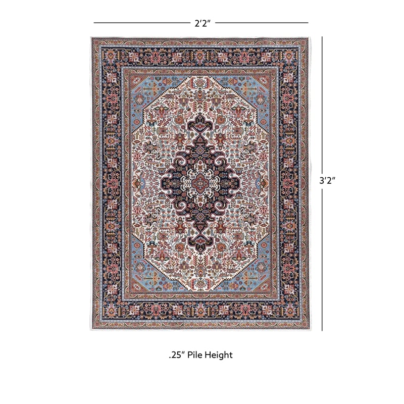 Linon Eclipse Landis Woven Polyester 2'2