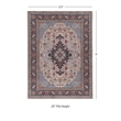 Linon Eclipse Landis Woven Polyester 3'3