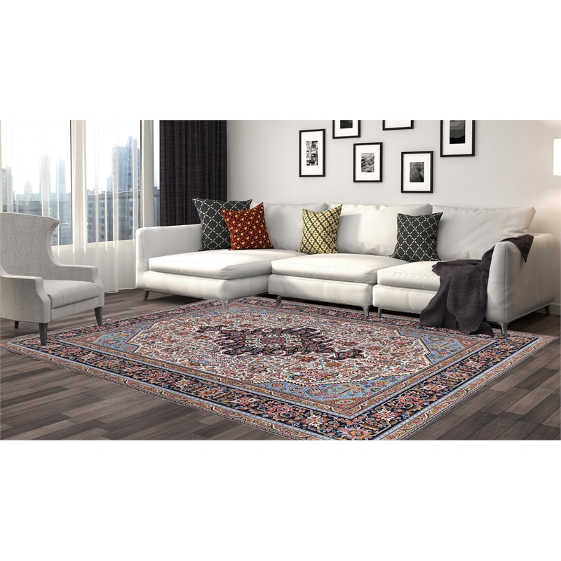 Linon Eclipse Landis Woven Polyester 6'7