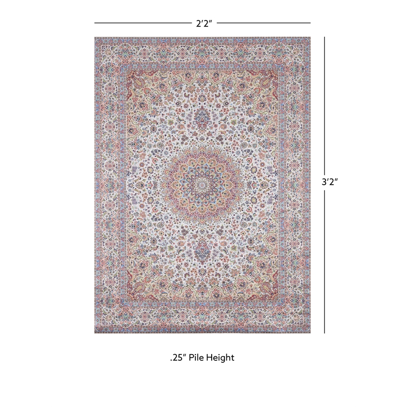 Linon Eclipse Kramer Woven Polyester 2'2